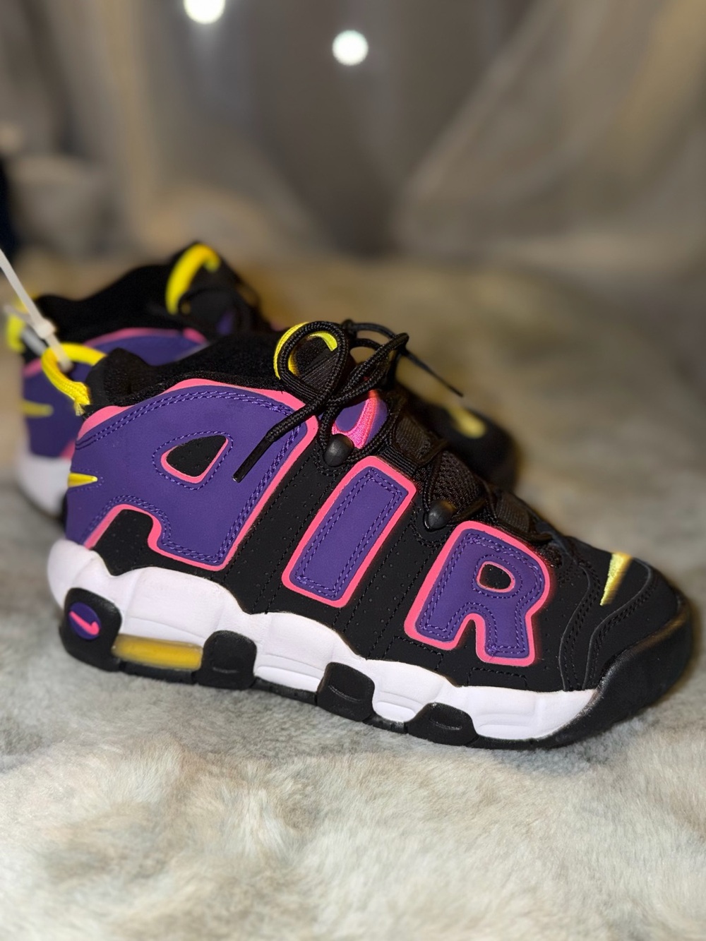 New 2022 Nike Air Max More Uptempo '96 'Court Purple Size 5 Youth - Women Size 6